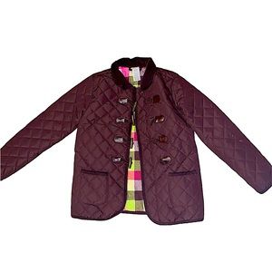Girls Gymboree Brown Puffer Jacket Size 8